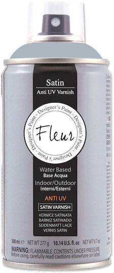 Fleur Σπρέι Βερνίκι Vernice Di Finitura Anti-UV με Σατινέ Εφέ Διάφανο 300ml