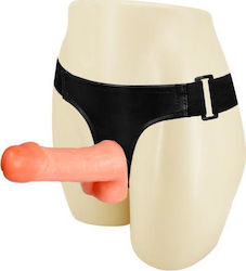 Baile Ultra Cyberskin Penis Harness με Dildo 18cm στο χρώμα του δέρματος