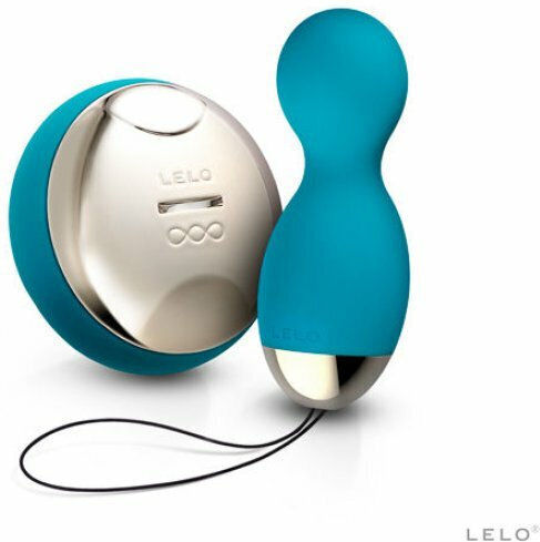 Lelo Hula Beads Vibrator Egg with Remote Control 10cm Turquoise