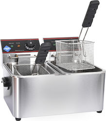 Fresh Electric Fryer Double 4kW Capacity 2x4lt 43.5x40x31.5cm Fresh Electric Fryer Double 4kW Capacity 2x4lt 43.5x40x31.5cm