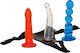 You2Toys Strap on! Colour Gurtzeug mit Einzeln Dildo in Mehrfarbig Farbe