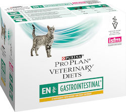 Purina Pro Plan EN Nasses Katzenfutter für Katze in Beutel mit Huhn 10x85gr