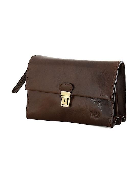 Herren Lederhandtasche MARTA PONTI 3120626-DARK BROWN TREE