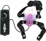 Seven Creations Butterfly Stimulator Vibrator for Couples 6cm Black