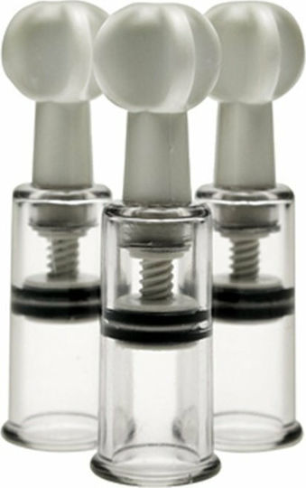 XR Master Series Twisted Triplets Nipple Clit Suckers Sauger Brustwarzen Transparent 3Stück