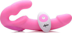 Strap U Urge Strapless Strap On Vibrator Strapless Strap On με Dildo 24cm με Δόνηση σε Ροζ Χρώμα