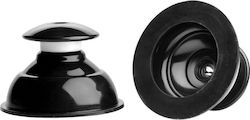 XR Master Series Plungers Nipple Suckers Αναρροφητής Θηλών Μαύρος 2τμχ