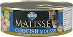 Farmina Matisse Wet Food for Adult Cats in Cans with Fish 85gr