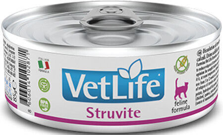 Farmina Vet Life Struvite Υγρή Τροφή για Ενήλικες Γάτες σε Κονσέρβα με Κοτόπουλο και Ψάρια χωρίς Σιτηρά & Γλουτένη 85gr