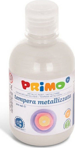 Primo Acrylic Paint Set in White color White Metallic 300ml 1pcs