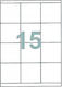Fleks 1500 Self-Adhesive Rectangular A4 Labels 70x51mm