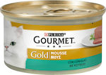 Purina Gourmet Gold Wet Food for Adult Cats in Cans with Rabbit 6x85gr