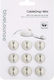 Bluelounge CableDrop Mini Λευκό 9τμχ