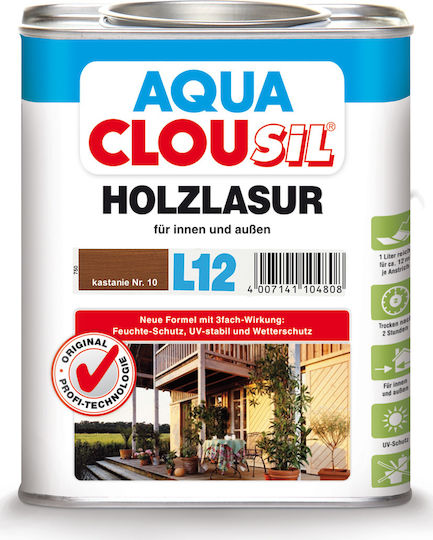 Clou Clousil Aqua Wasser 08 Schwarz Satin,σατεν 750ml
