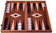 Manopoulos Mahogany 3 În 1 Negru Lucrat manual Table Lemn cu Piese 38x38cm