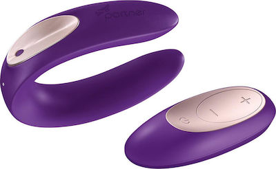 Satisfyer Double Plus Remote Double Vibrator with Remote Control Purple