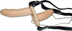 You2Toys Strap-On Duo Vibro Harness with Double Dildo Black