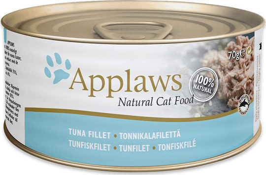 Applaws Natural Cat Food Wet Food for Young Cats in Cans with Tuna 70gr