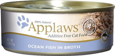 Applaws Natural Cat Food Hrana umeda pentru pisici adulte in Poate cu Pește Ocean 156gr 1buc