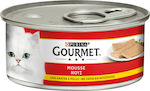 Purina Gourmet Wet Food for Adult Cats in Cans with Chicken and Duck 195gr