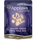 Applaws Natural Cat Food Wet Food for Adult Cats In Pouch with Chicken / Rice 1pc 70gr