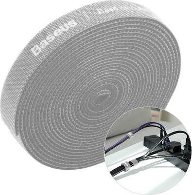 Baseus Velcro Dematoare de Cabluri Gri 1pcs ACMGT-F0G
