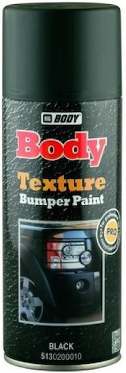 HB Body Bumper Paint Σπρέι Βαφής για Πλαστικά Αυτοκινήτου Μαύρο 400ml