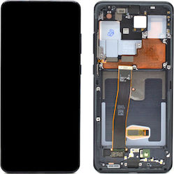 Samsung Екран с Рамка за Galaxy S20 Ultra (Черен) Samsung Екран с Рамка за Galaxy S20 Ultra (Черен)