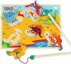 Tidlo Board Game Toys Magnetic Dino for 2 Players 3+ Years T0015 (EN)