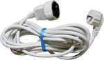Extension Cable Cord 3x1.5mm²/3m White