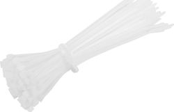 V-TAC V-TAC Kabelbinder Kunststoff 200mmx3.5mm in Weiß Farbe (100 Stück) (11167)