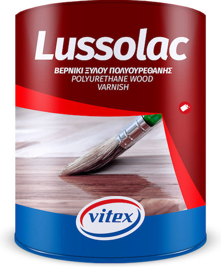 Vitex Lussolac Surface Varnish Polyurethane Solvent Based 400 Colorless Gloss 2.5lt