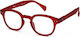 Izipizi C Reading Glasses +3.00 Red Crystal