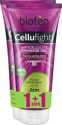 Bioten Cellufight Cellulite Gel for Buttocks Thermoactive -2cm Thigh 2x200ml 400ml