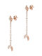 Emporio Armani Heritage Earrings made of Steel Gold Plated with Stones