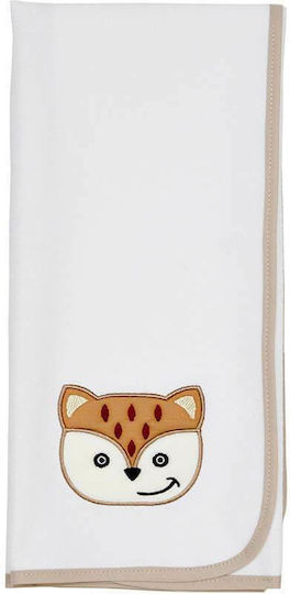 Bebe Stars Fox Wasserdichtes Wickeltuch Braun 55x80cm.