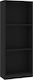 Bookcase Black 40x24x108cm