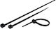 Eurolamp Plastic Cable Ties 350mm x 7.6mm in Black Colour (100 pcs) (147-54117)