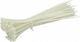 Sapiselco Plastic Cable Ties 360mm x 3.5mm in White Colour (100 pcs)
