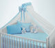Das Home Mückennetz Kinderbett Relax aus Tüll 400022206189 Hellblau 380x170cm