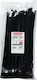 Benman Cable Ties Plastic 140mm x 3.6mm in Black Colour 100pcs 70785