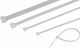 Eurolamp Δεματικά Καλωδίων Πλαστικά 250mmx4.8mm σε Λευκό χρώμα (100τμχ) (147-54013)