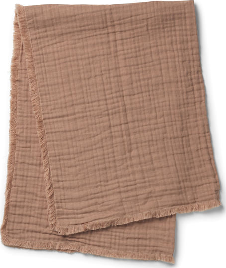 Elodie Details Soft Πάνα Αγκαλιάς Πικέ Καφέ 75x100εκ.