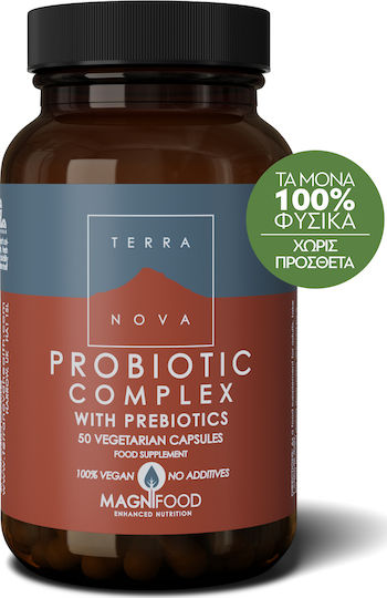 TerraNova Probiotic Complex with Prebiotics с Пробиотици и Пребиотици 100 вегетариански капсули