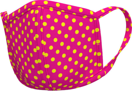 Urban Zac 2.0 Face Mask with Ear Loops Polka 1τμχ