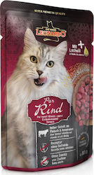 Leonardo Φακελάκι Wet Food for Adult Cats In Pouch with Beef 1pc 85gr