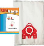 Unibags 580F Vacuum Cleaner Bags 4pcs Compatible with Hoover / Miele Vacuum Cleaners