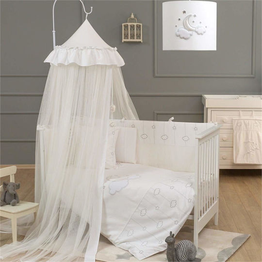 Funna Baby Κουνουπιέρα Κούνιας Luna Chic Λευκό Funna Baby Κουνουπιέρα Κούνιας Luna Chic Λευκό