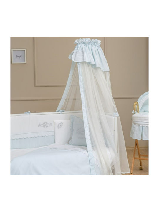 Funna Baby Mosquito Net Crib Prince Tulle Light Blue