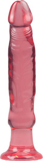Doc Johnson Crystal Jellies Anal Starter Анално дилдо Розов 15.2см